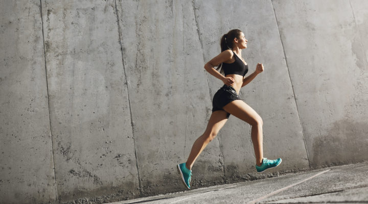gym and running shorts