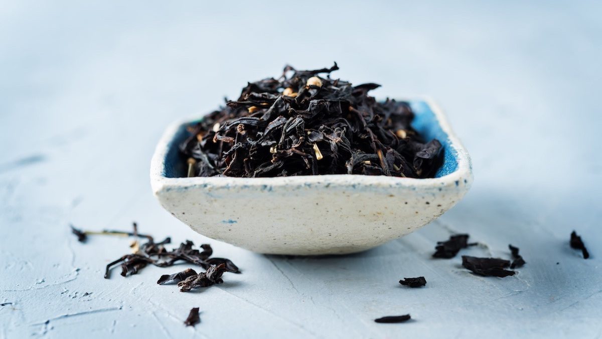 Black tea with your overnight oats