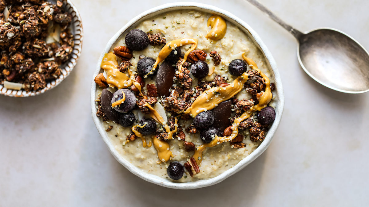 blueberry and walnut proats
